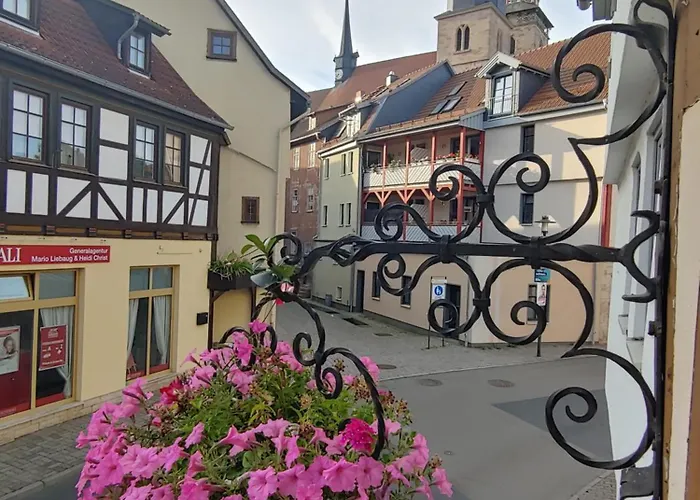 Haus Blumenampel